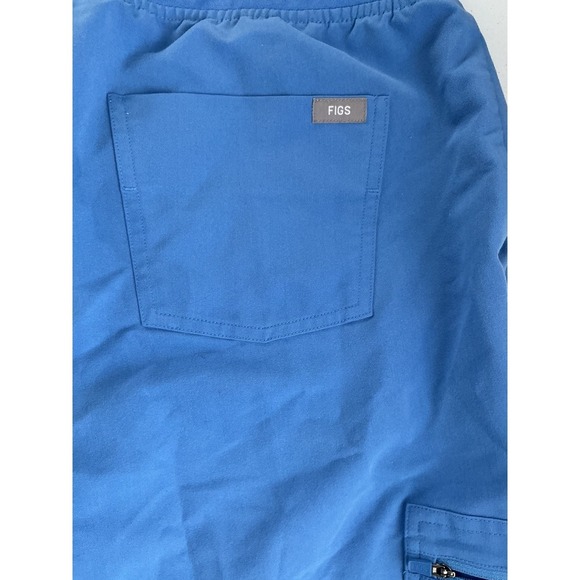 FIGS Zamora Jogger Scrub Pants - Women's Medium - Blue Comfortable Workwear - Picture 5 of 5